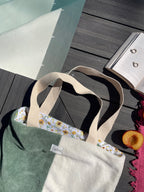 Tote bag bicolore