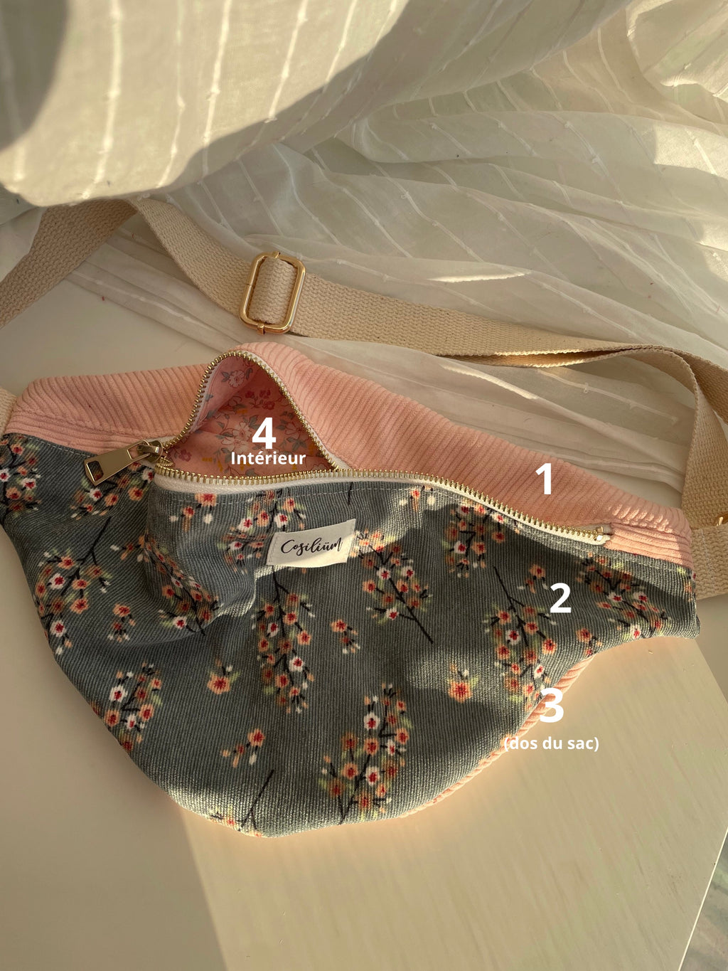 KIT couds ton sac banane personnalisée