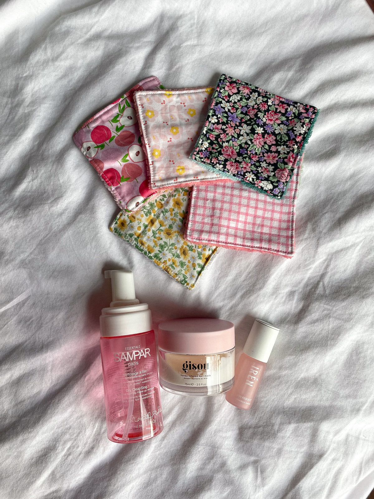 Lot de 5 lingettes lavables