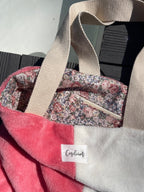 Tote bag bicolore