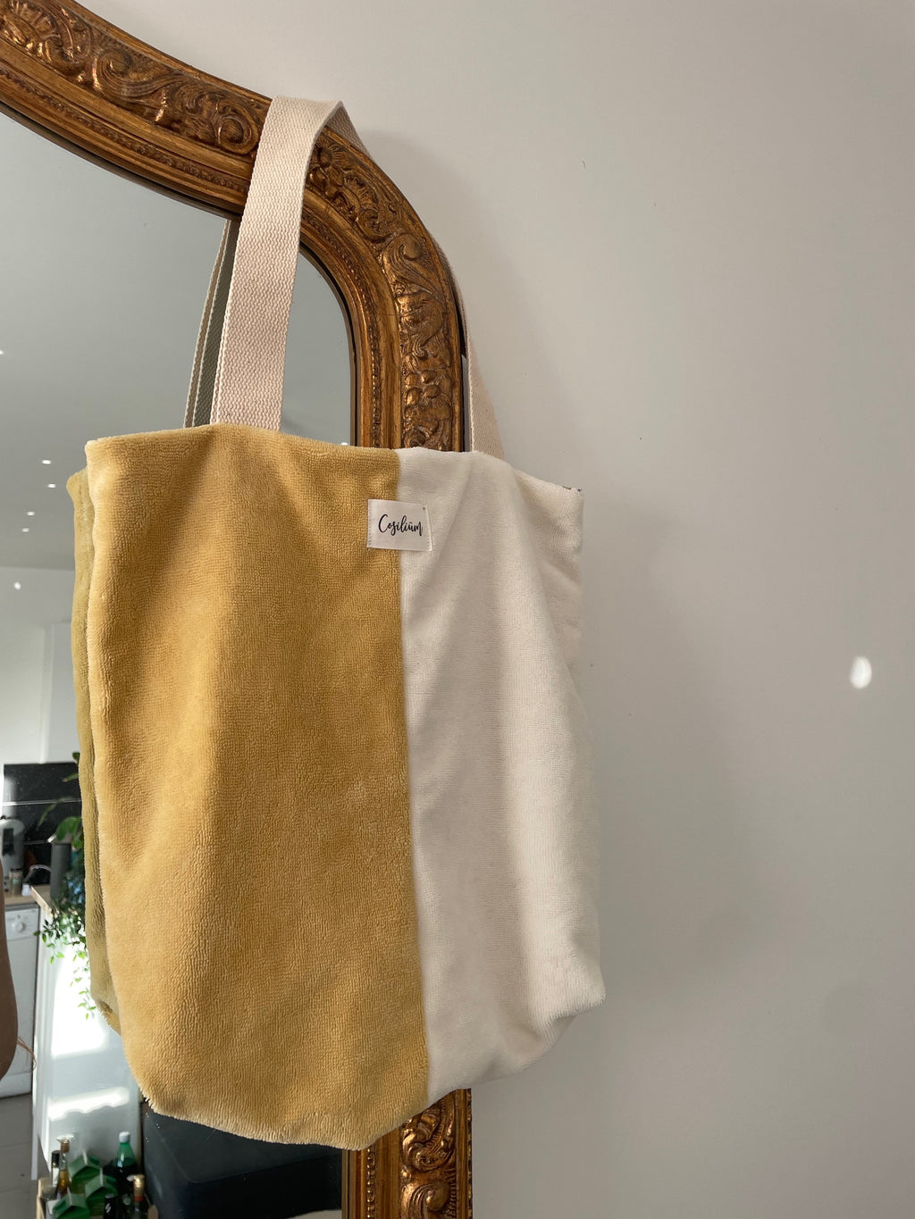 Tote bag bicolore