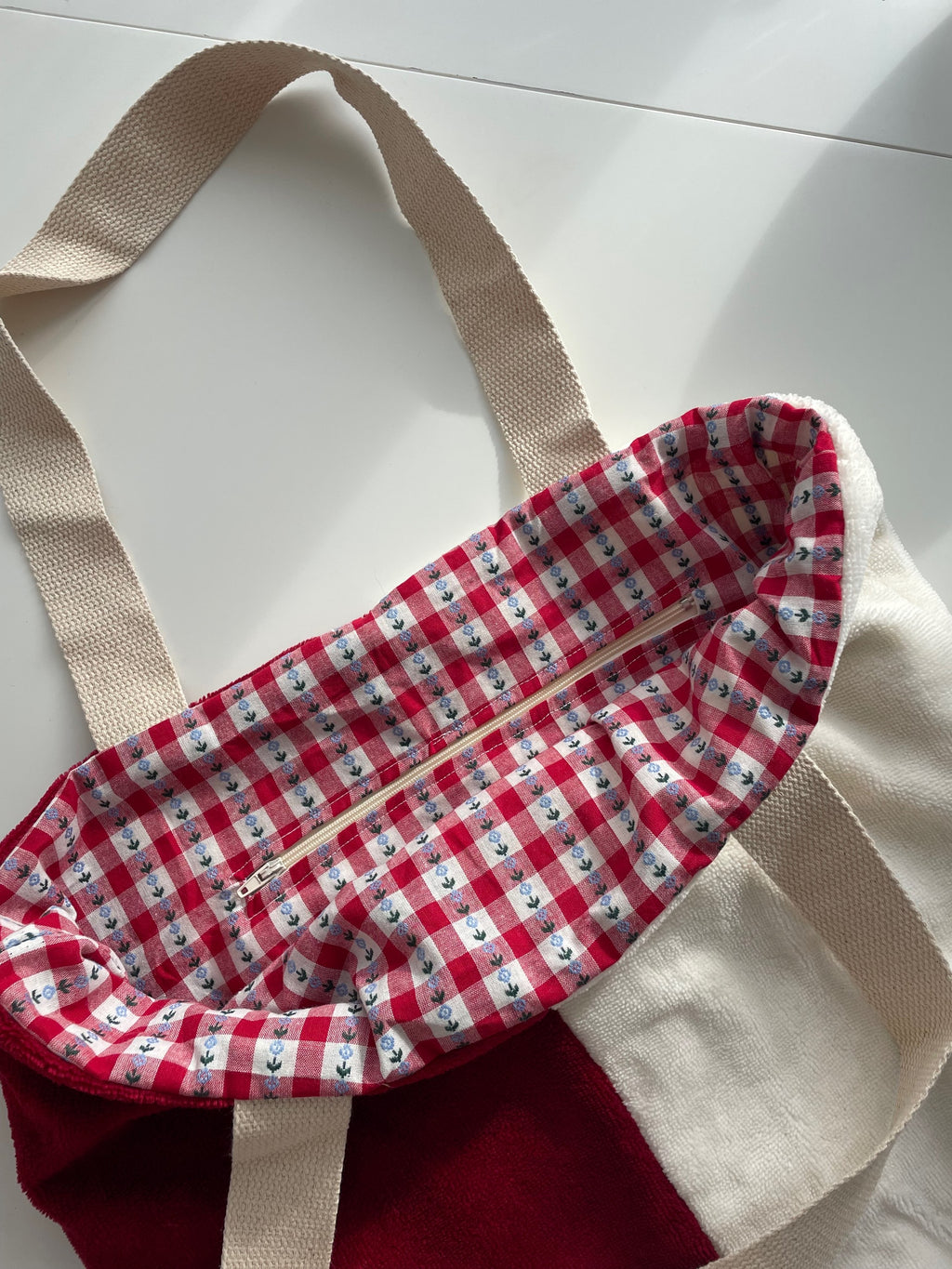 Tote bag bicolore