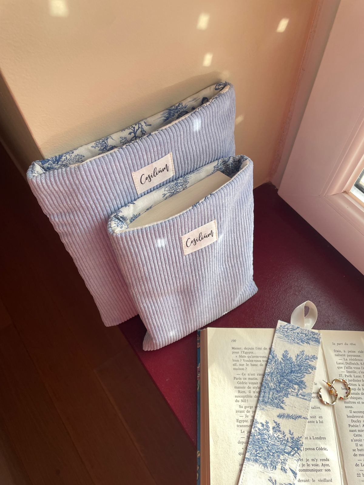 Housse de livre/ liseuse Jouy
